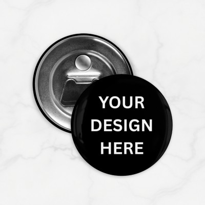 Custom Pembuka Tutup Botol Bulat Magnet Bottle Opener
